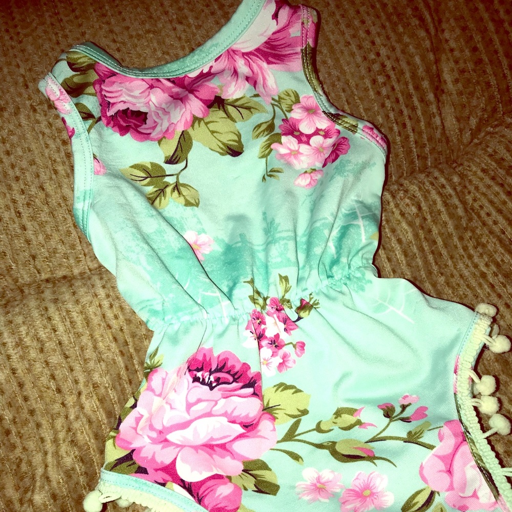 Boho/hippie babygirl onesie